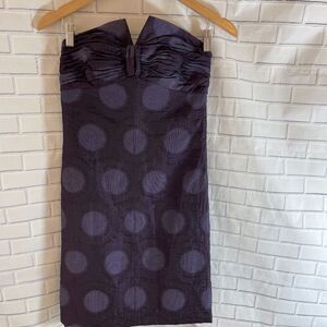 Lavender  Label By Vera Wang Strapless Dress Sz 2‎